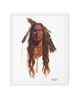 CRAZY HORSE II | Framed Canvas Print