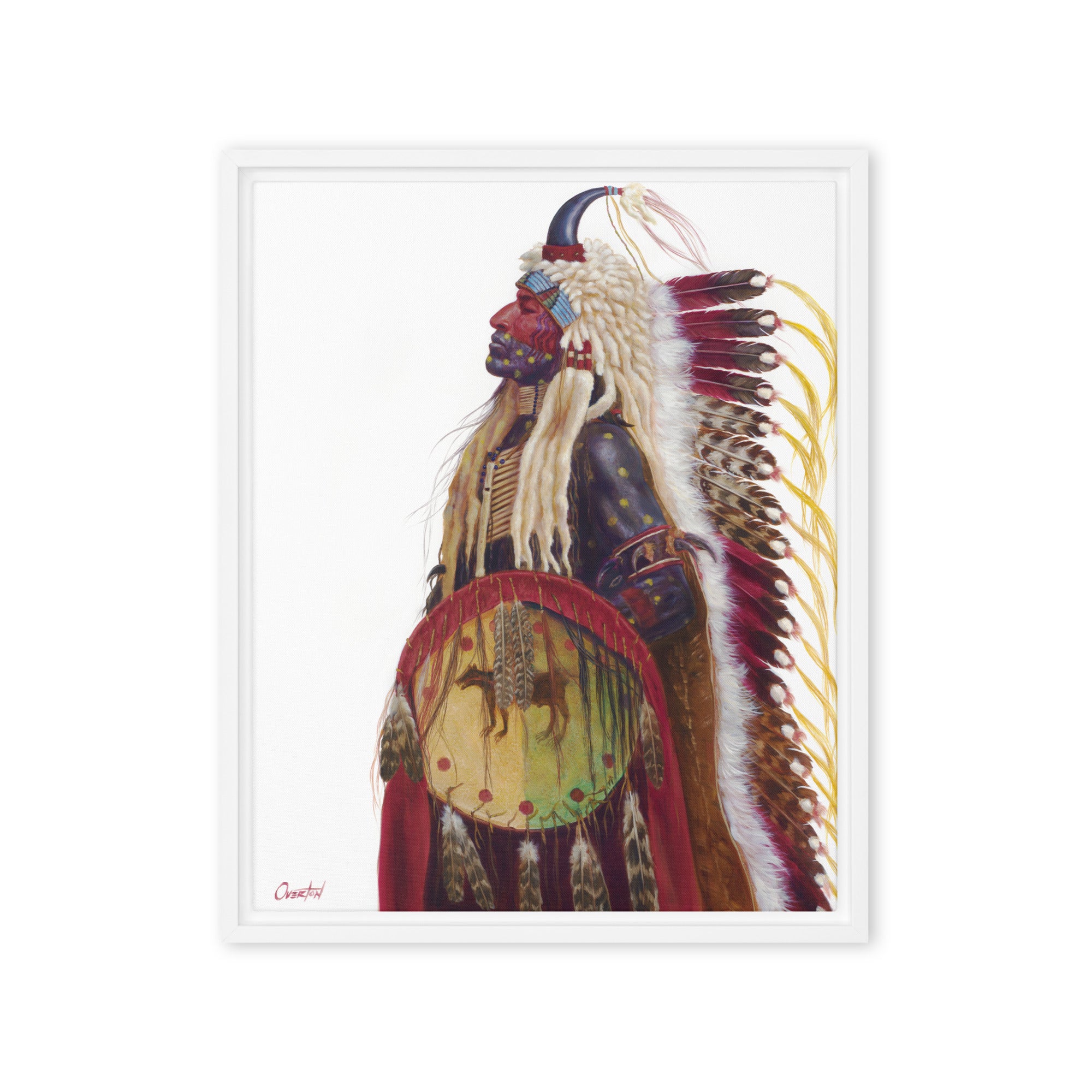 ROMAN NOSE | Framed Canvas Print