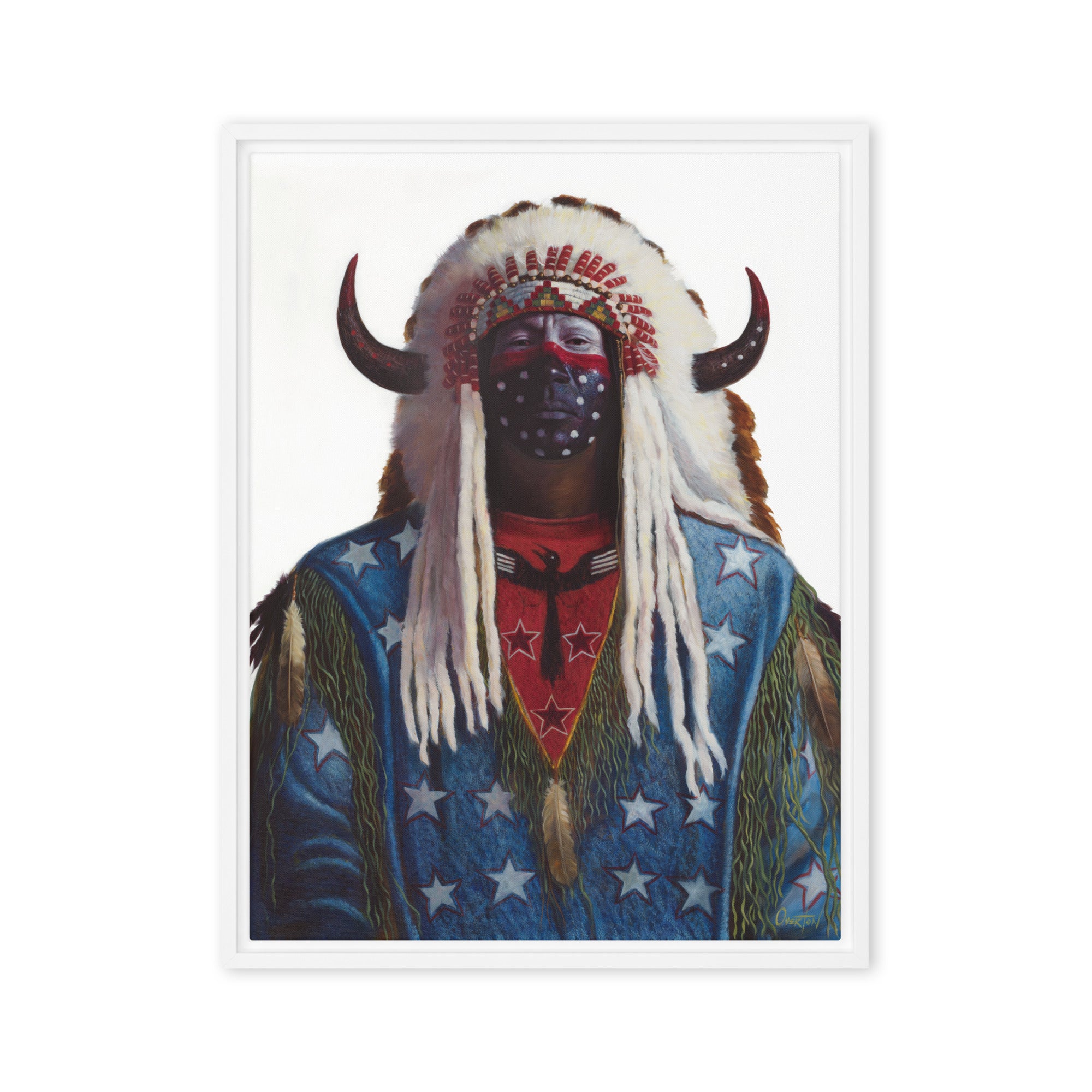 BLACK EAGLE | Framed Canvas Print