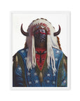 BLACK EAGLE | Framed Canvas Print