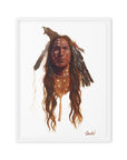 CRAZY HORSE II | Framed Canvas Print