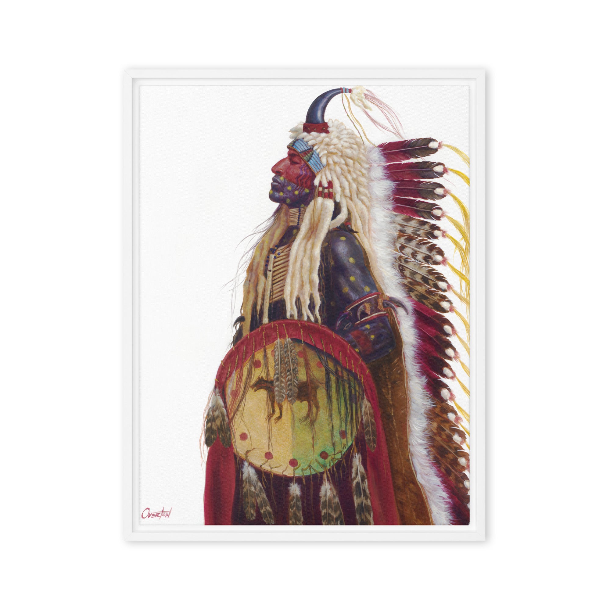 ROMAN NOSE | Framed Canvas Print