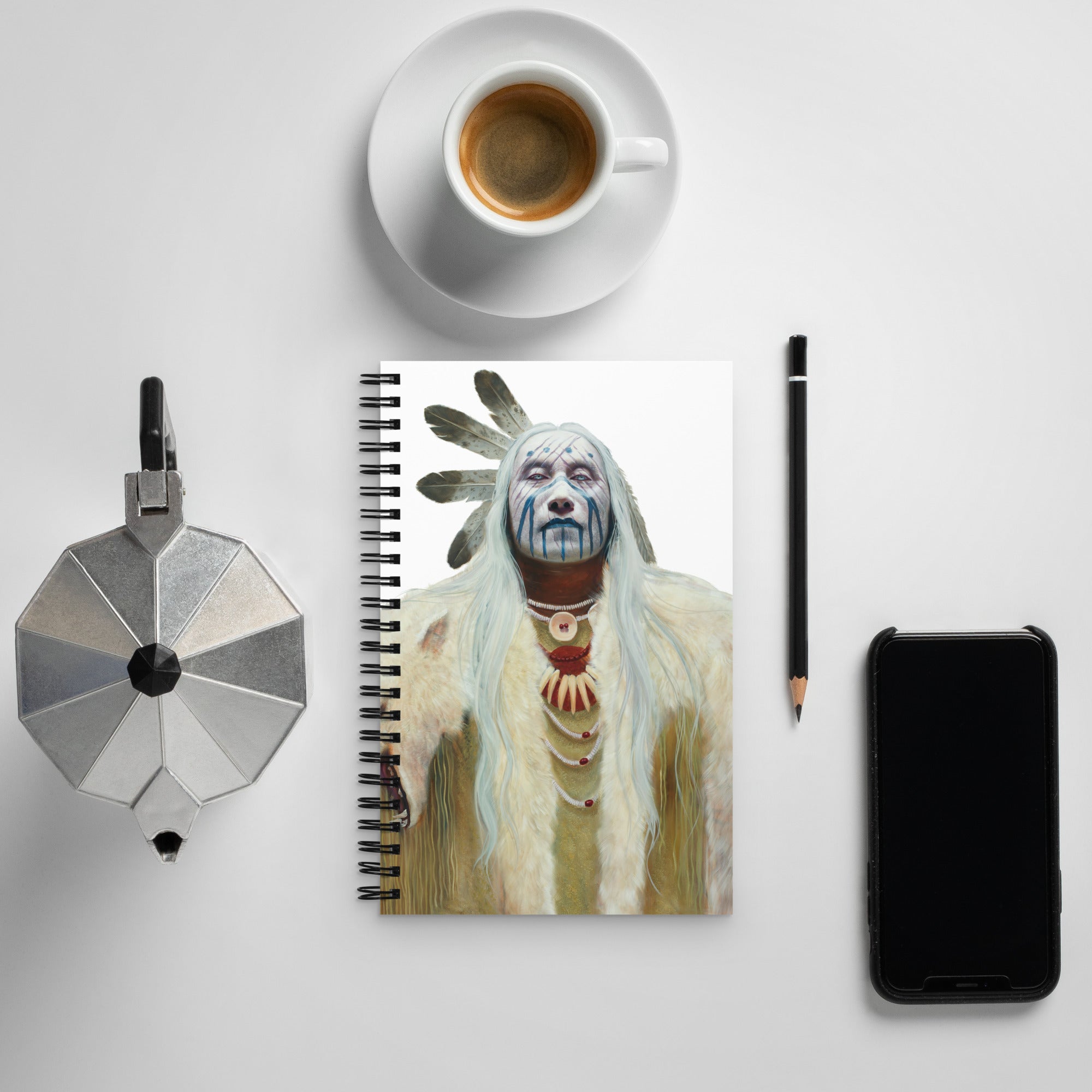 GHOST WOLF | Spiral notebook