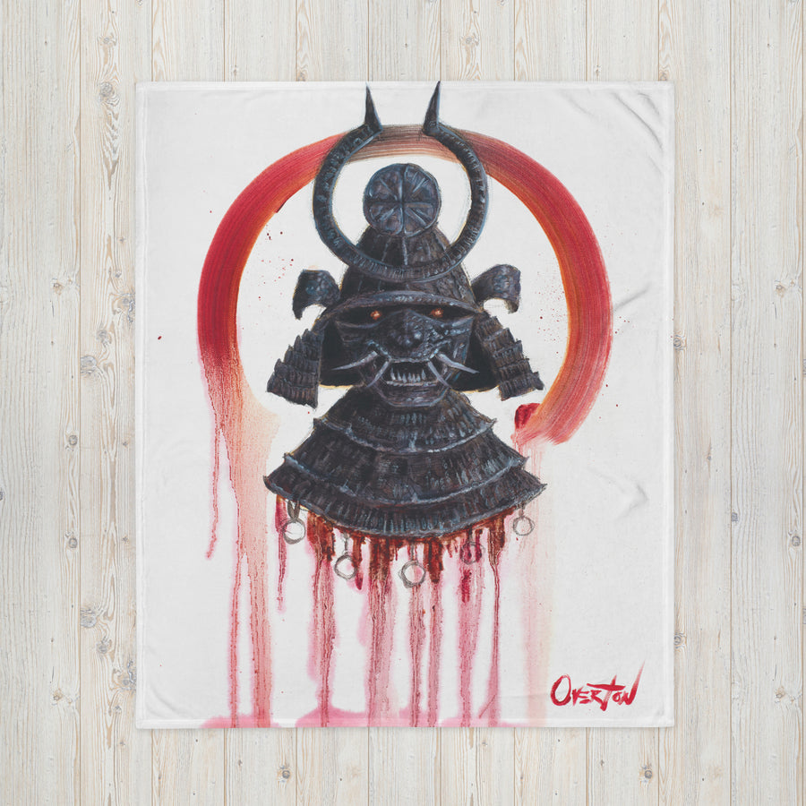 BLACK WHIRLWIND SAMURAI | Throw Blanket