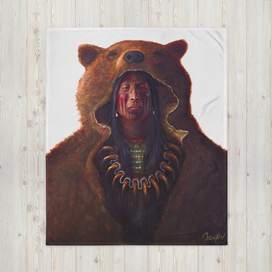 BLOOD HAND BEAR (50x60) | Throw Blanket