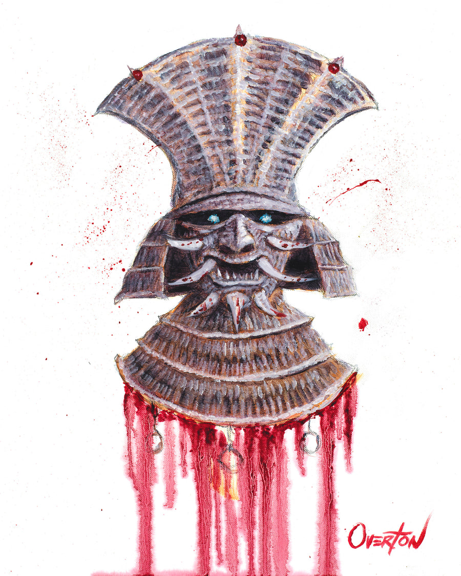 WHITE GHOST SAMURAI | Hand Signed Print